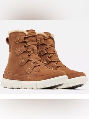 Sorel Women's Explorer Next Joan Waterproof Boot Chestnut Size 8